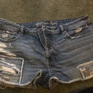 American eagle jean shorts